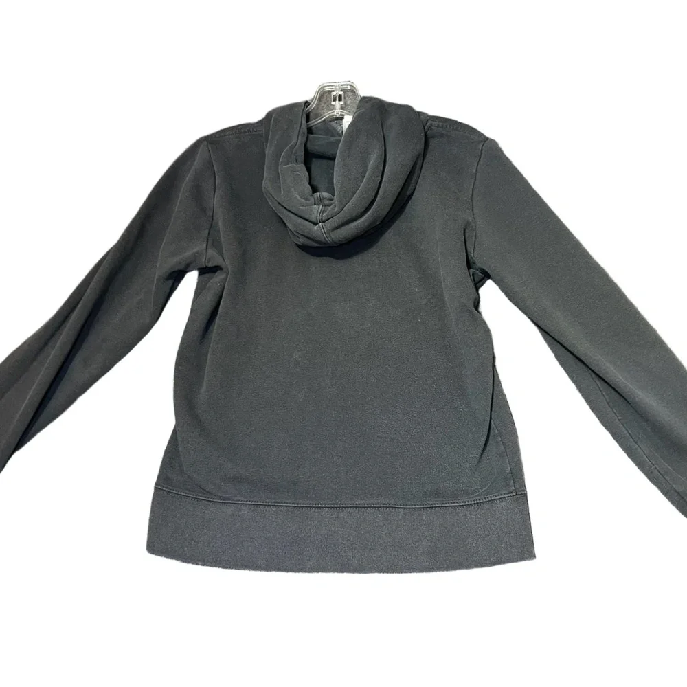 North Face Hoodie Womens Small Black Pullover Pink Logo Streetwear Cozy‎ Casual - Picture 3 of 13